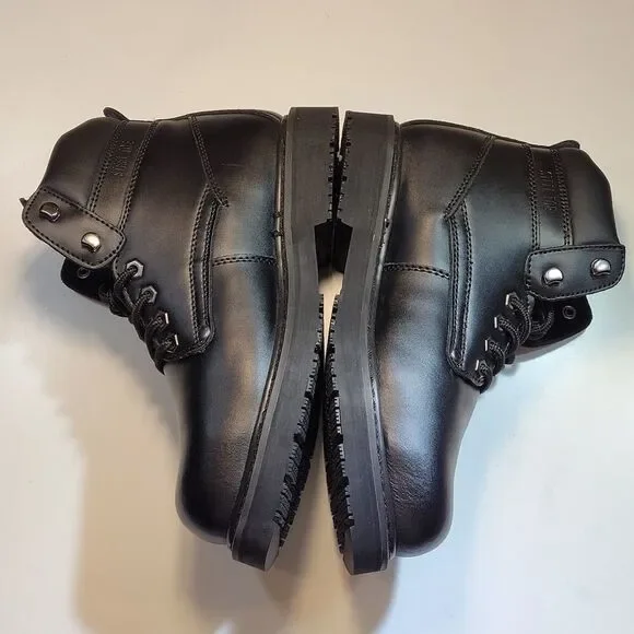 BRAND NEW DrSCHOLL'S LEATHEROIL AND SLIP RESISTANT ANKLE HIGH MEN'S BOOT